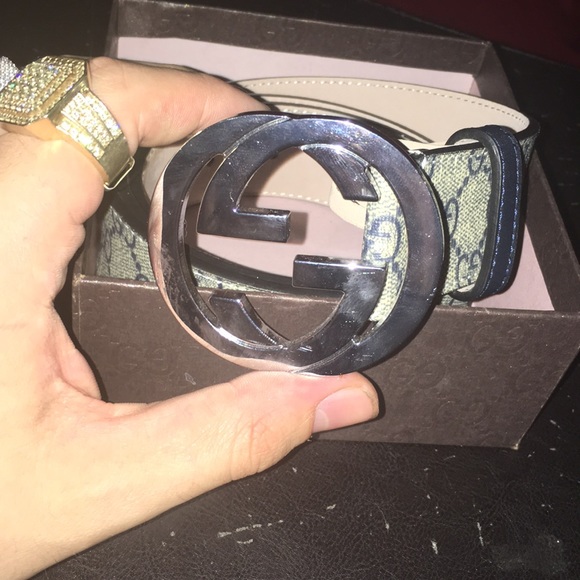 Gucci GG Supreme monogram belt - Picture 3 of 7